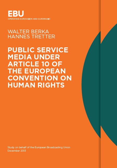 Les médias de service public et l’article 10 de la Convention européenne des droits de l’homme
